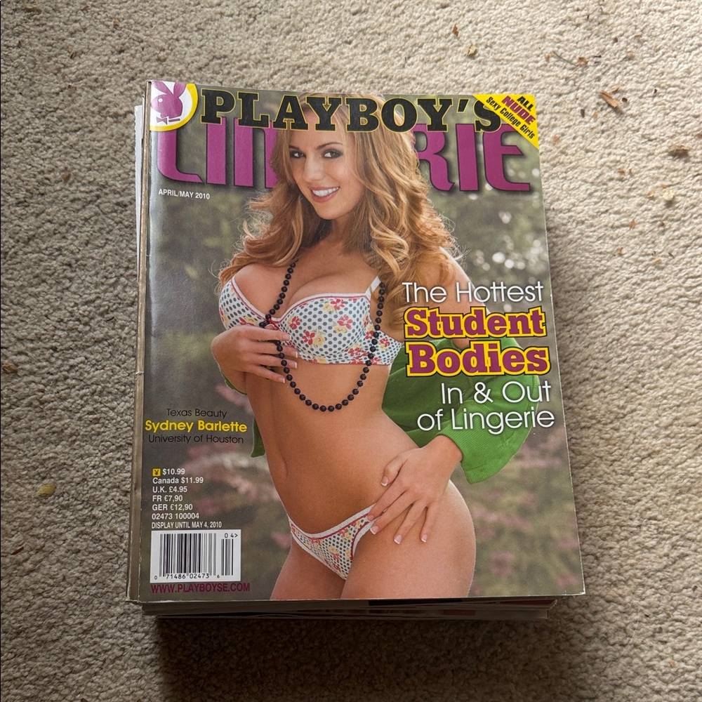 PLAYBOY Lingerie Cover with White Floral Bikini